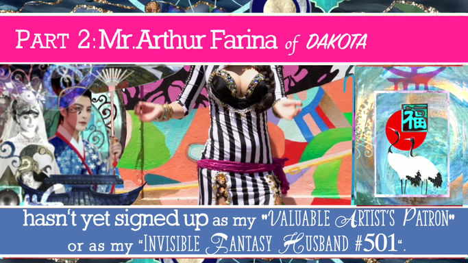 2“Zebra Story of Crosswalk for Mr.Arthur Farina of Dakota, (my Fantasy Husband #501)” short film directing by Keolani Aalai